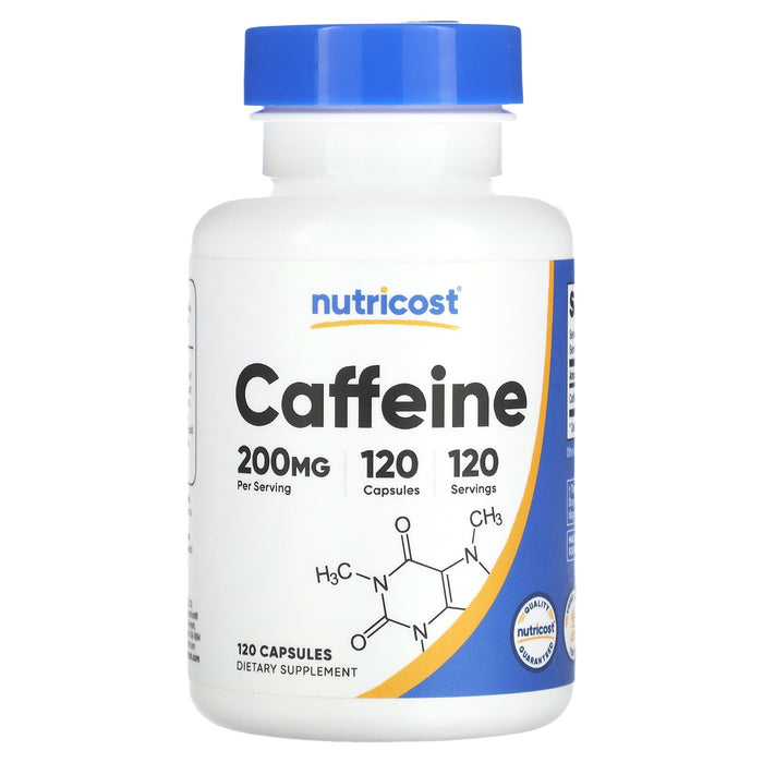 Nutricost, Caffeine, 100 mg, 250 Capsules