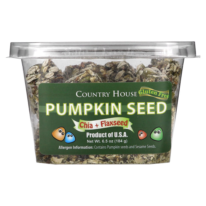 Country House Natural, Pumpkin Seed, Chia + Flaxseed, 6.5 oz (184 g)
