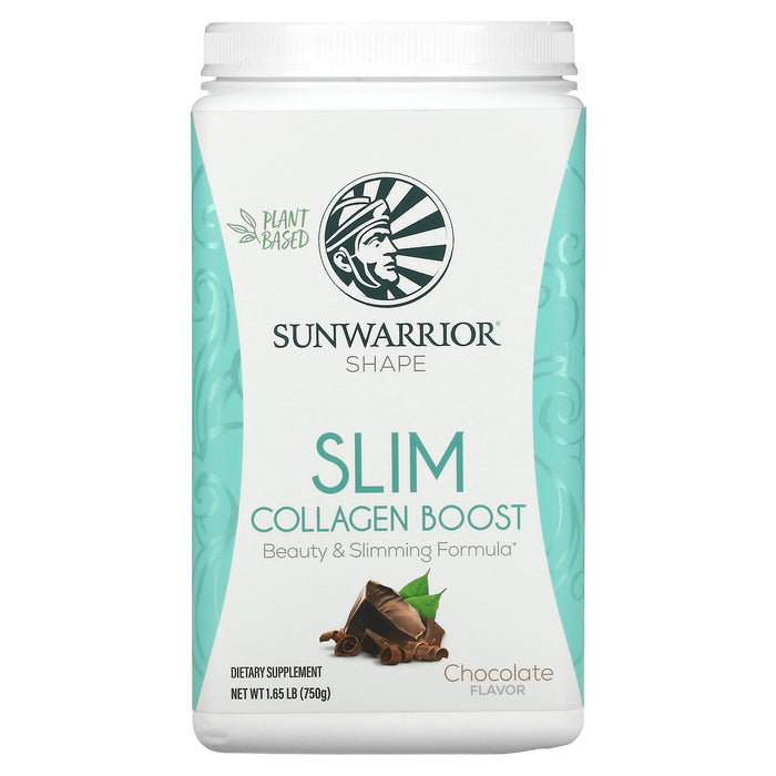 Sunwarrior, Shape, Slim Collagen Boost, Chocolate, 1.65 lb (750 g)