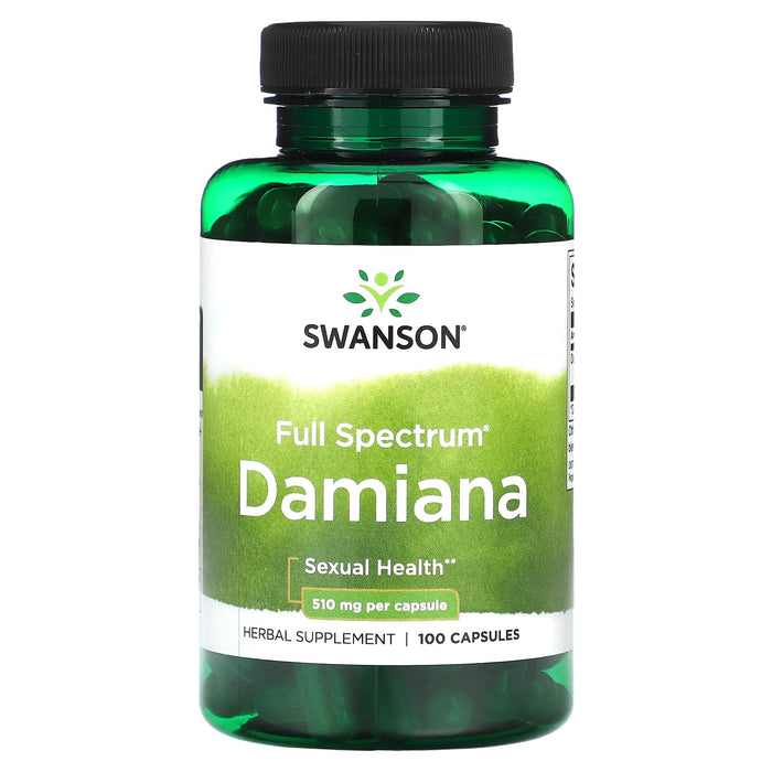 Swanson, Full Spectrum Damiana, 510 mg , 100 Capsules