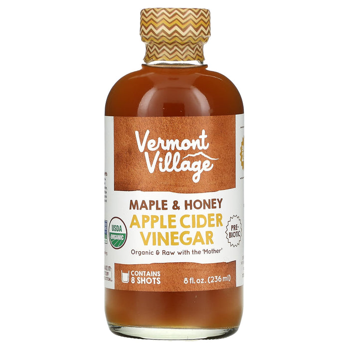Vermont Village, Apple Cider Vinegar, Ginger & Honey , 8 fl oz (236 ml)