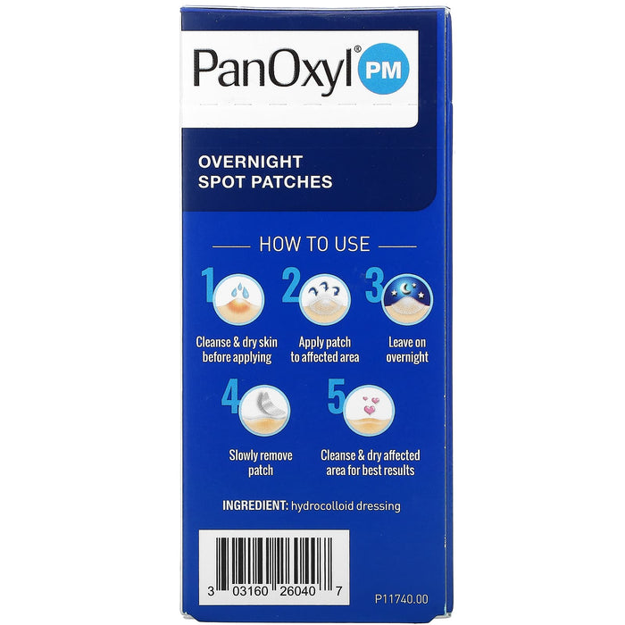 PanOxyl, Overnight Spot Patches, 40 Clear Patches