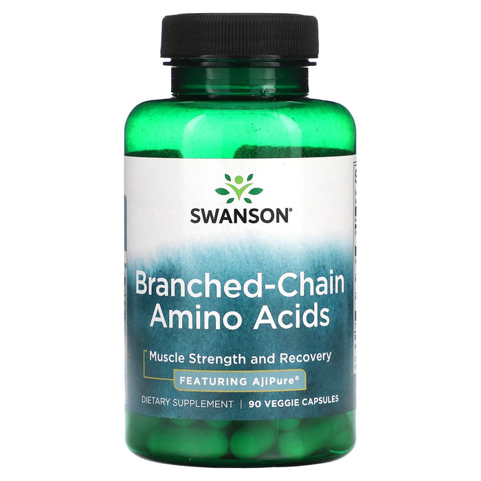 Swanson, Branched-Chain Amino Acids, 90 Veggie Capsules