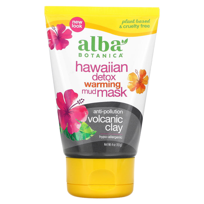 Alba Botanica, Hawaiian Detox Warming Mud Beauty Mask, 4 oz (113 g)