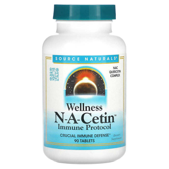 Source Naturals, Wellness N-A-Cetin, 90 Tablets