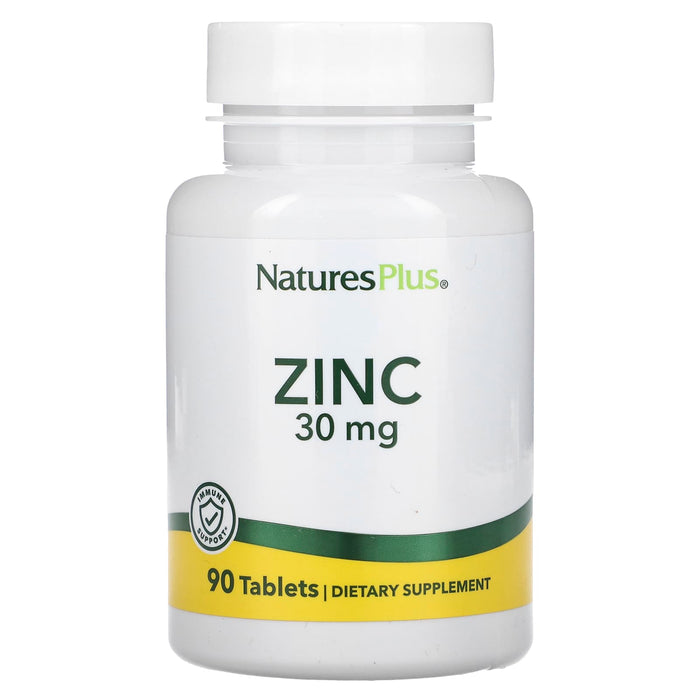 NaturesPlus, Zinc, 30 mg, 90 Tablets