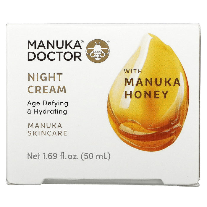 Manuka Doctor, Night Cream with Manuka Honey, 1.69 fl oz (50 ml)