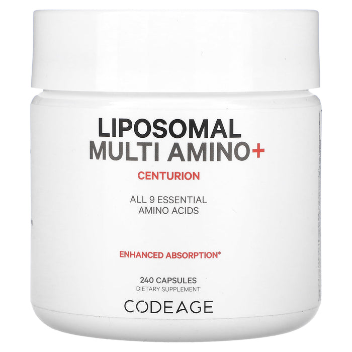 Codeage, Liposomal Multi Amino+, Centurion, 240 Capsules