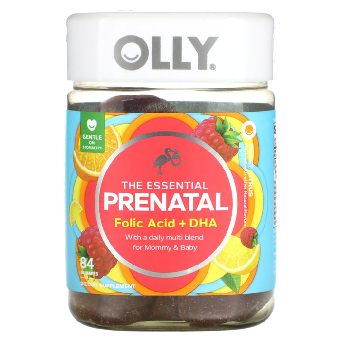 OLLY, The Essential Prenatal, Sweet Citrus, 84 Gummies