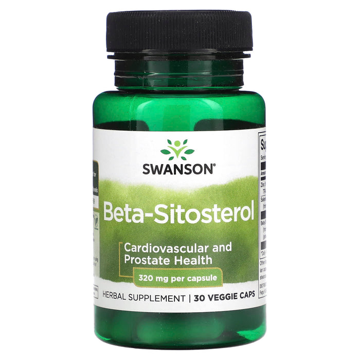 Swanson, Beta-Sitosterol, 320 mg, 30 Veggie Caps