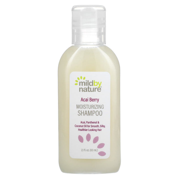 Mild By Nature, Acai Berry Moisturizing Shampoo, Travel Size, 2.10 fl oz (63 ml)