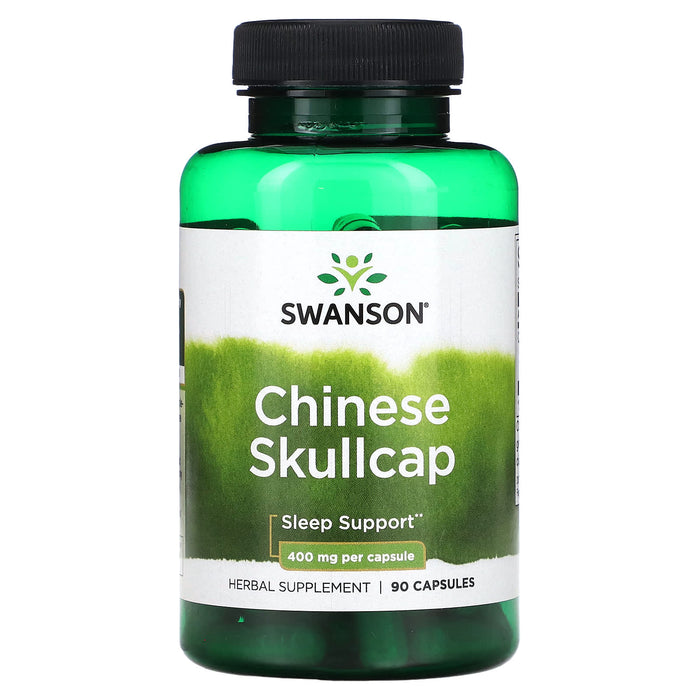 Swanson, Chinese Skullcap, 400 mg, 90 Capsules