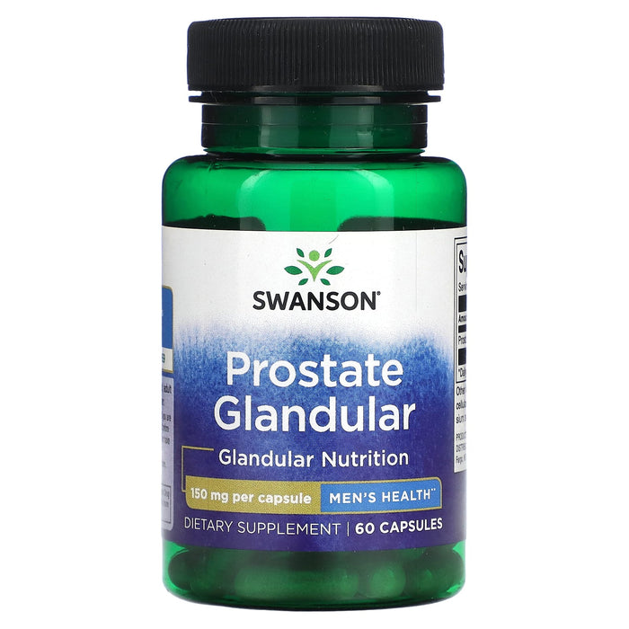 Swanson, Prostate Glandular, 150 mg , 60 Capsules