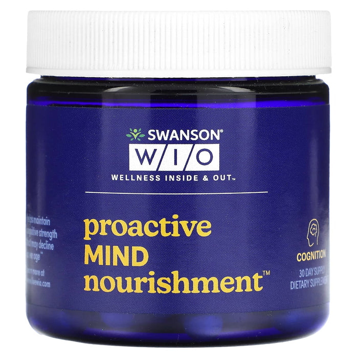 Swanson WIO, Proactive Mind Nourishment, 30 Vegetarian Capsules