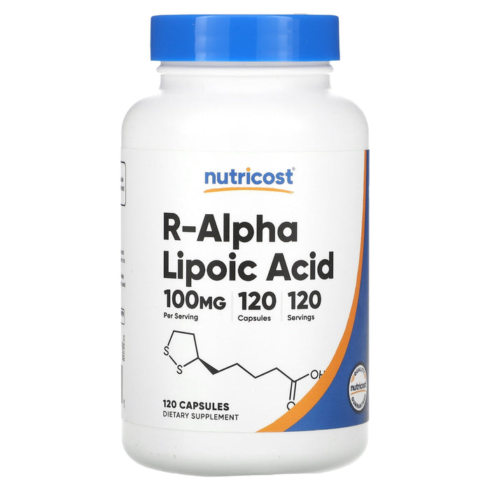 Nutricost, R-Alpha Lipoic Acid, 100 mg, 240 Capsules