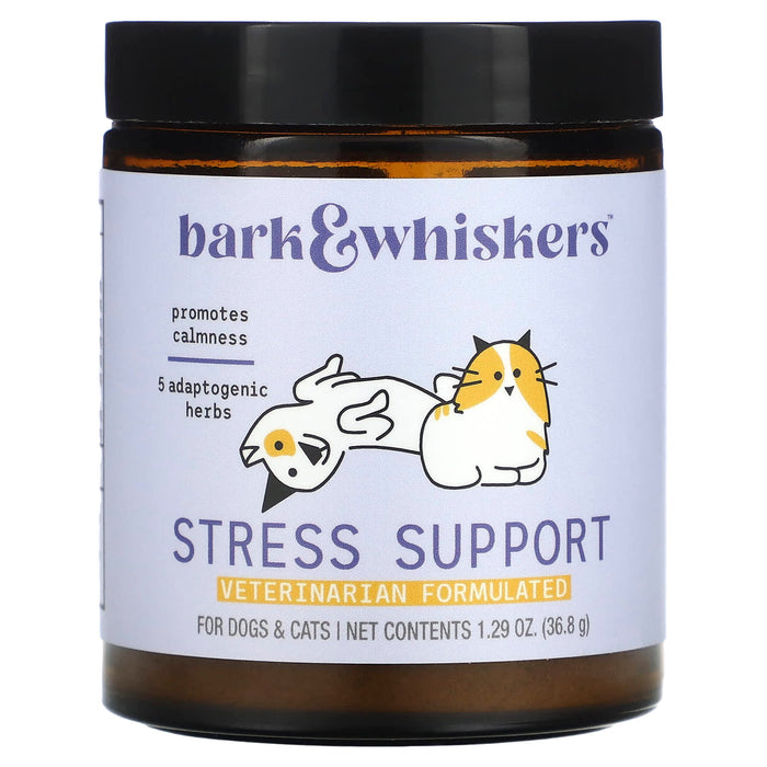 Dr. Mercola, Bark & Whiskers, Stress Support, For Dogs & Cats, 1.29 oz (36.8 g )