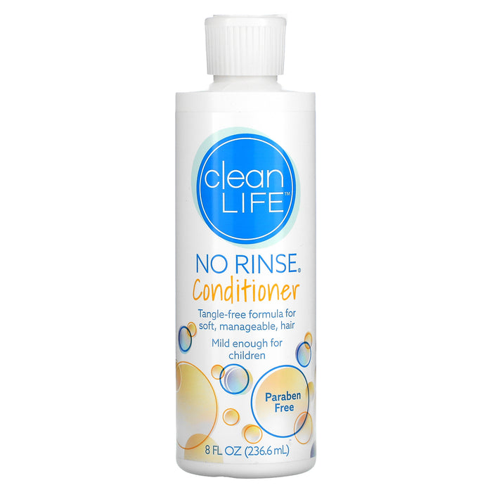 CleanLife, No Rinse Conditioner, 8 fl oz (236.6 ml)