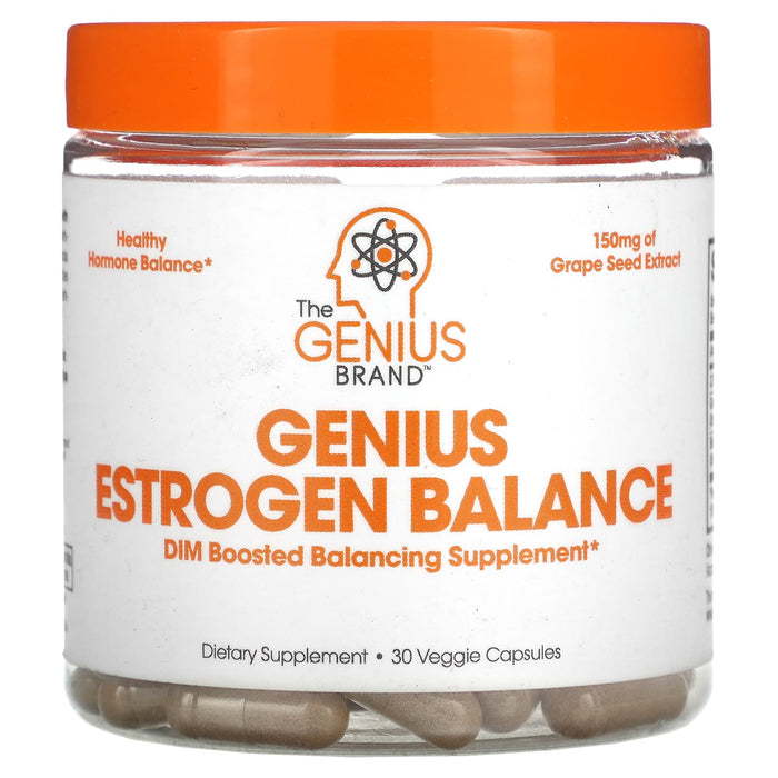 The Genius Brand, Genius Estrogen Balance , 30 Veggie Capsules
