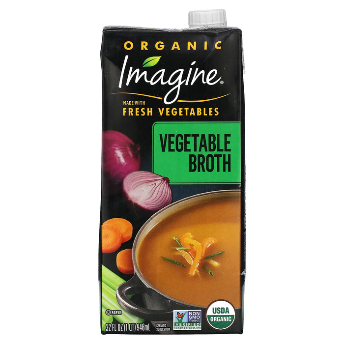 Imagine Soups, Organic Vegetable Broth, 32 fl oz (946 ml)