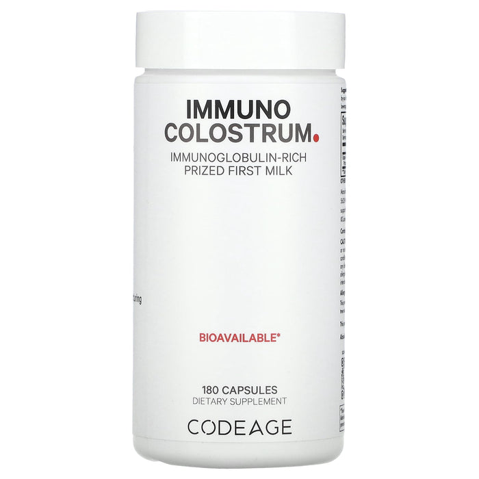 Codeage, Immuno Colostrum, 180 Capsules