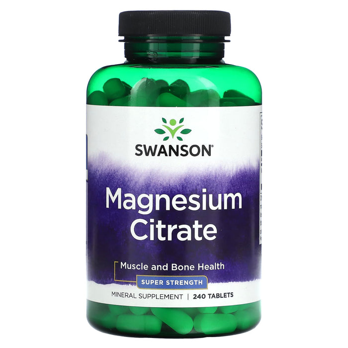 Swanson, Magnesium Citrate, 240 Tablets