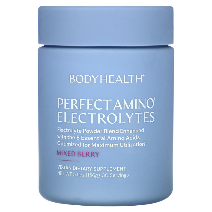 BodyHealth, Perfect Amino Electrolytes, Mixed Berry , 5.5 oz (156 g)