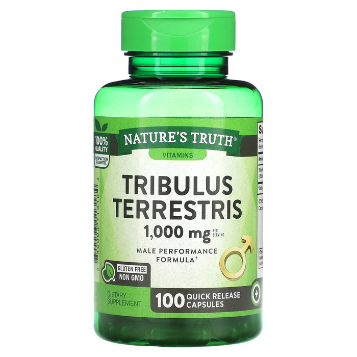 Nature's Truth, Tribulus Terrestris, 500 mg, 100 Quick Release Capsules