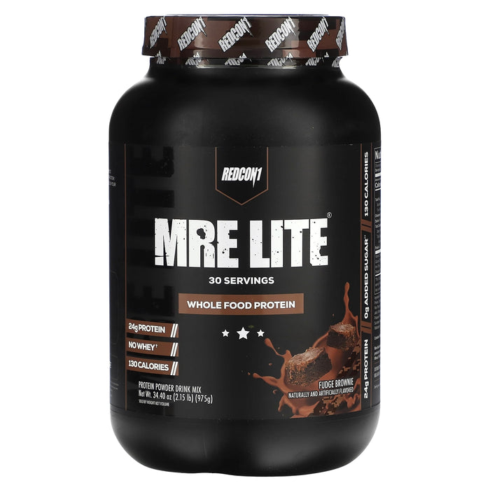 Redcon1, MRE Lite, Whole Food Protein, Fudge Brownie, 2.15 lbs (975 g)