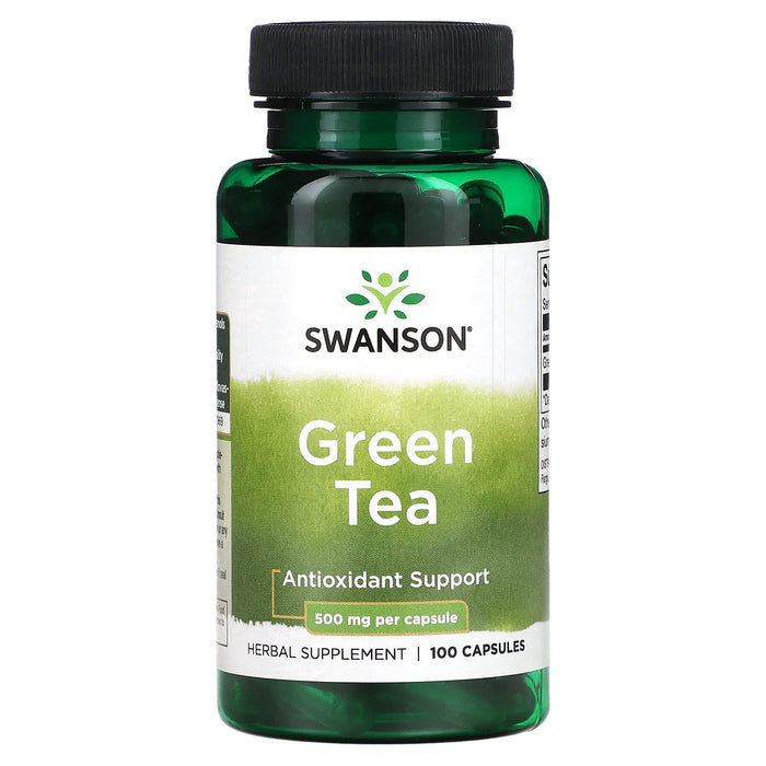 Swanson, Green Tea, 500 mg, 100 Capsules