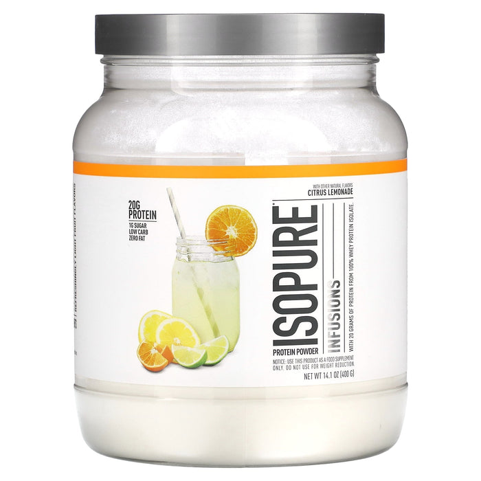Isopure, Infusions Protein Powder, Pineapple Orange Banana, 14.1 oz (400 g)
