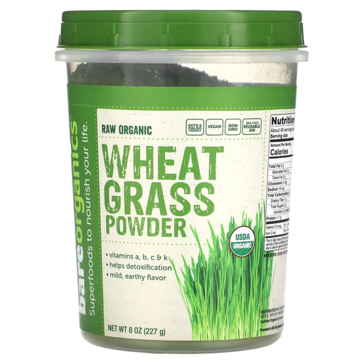 organic wheatgrass powder, organic barley grass powder