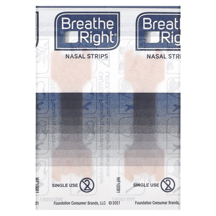 Breathe Right, Nasal Strips, Original, Small/Medium, 30 Tan Strips