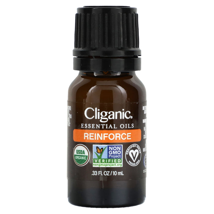 Cliganic, Essential Oil Blend, Reinforce, 0.33 fl oz (10 ml)