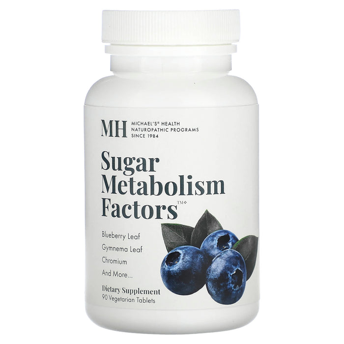 Michael's Naturopathic, Sugar Metabolism Factors, 180 Vegetarian Tablets