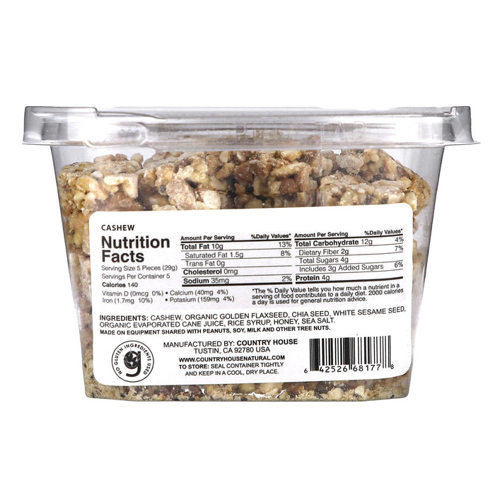 Country House Natural, Cashew, Chia + Flaxseed , 7 oz (198 g)