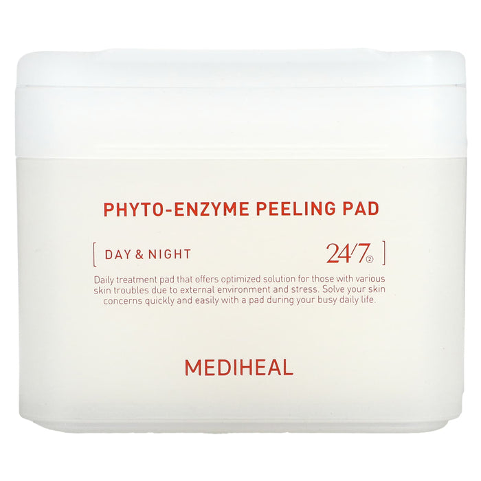 Mediheal, Phyto-Enzyme Peeling Pad, Day & Night, 90 Pads, 6.76 fl oz (200 ml)