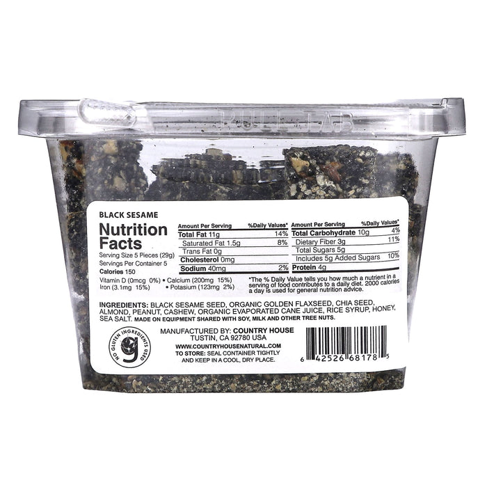 Country House Natural, Black Sesame, Chia & Flaxseed, 6.5 oz (184 g)