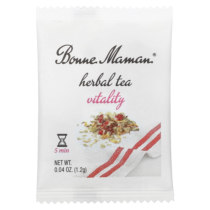 Bonne Maman, Herbal Tea, Vitality, Caffeine Free, 16 Tea Bags, 0.68 oz (19 g)
