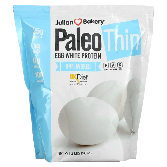 Julian Bakery, Paleo Protein, Egg White Protein, Chocolate, 2 lbs (907 g)