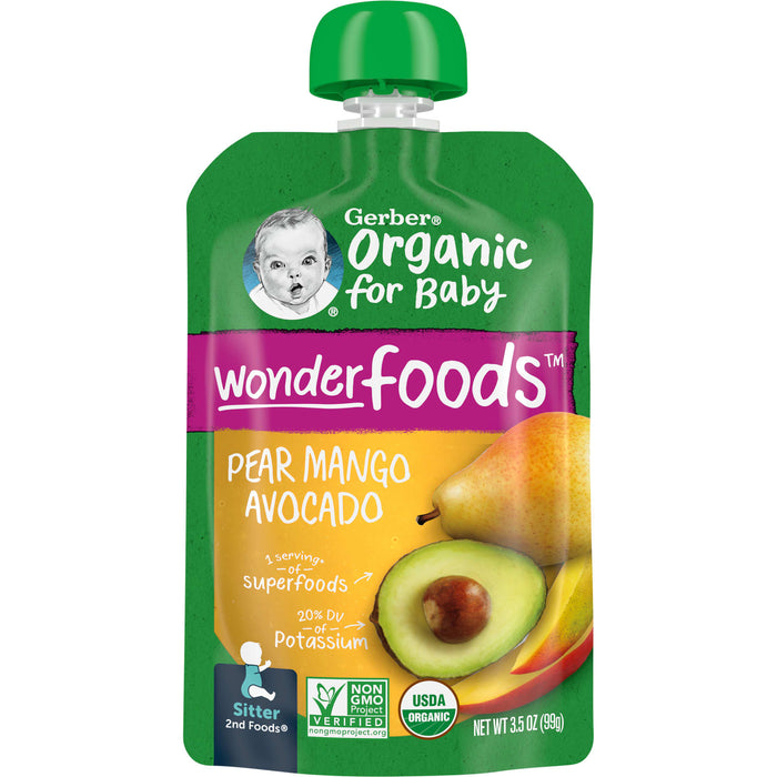 Gerber, Natural for Baby, Wonder Foods, 2nd Foods, Banana, 3.5 oz (99 g)