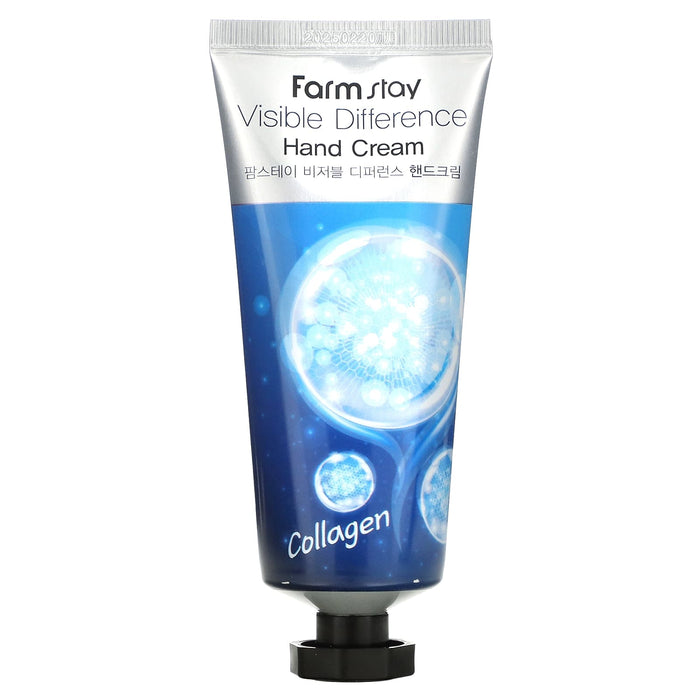 Farmstay, Visible Difference Hand Cream, Collagen, 3.52 oz (100 g)