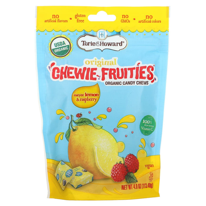 Torie & Howard, Original Chewie Fruities, Organic Candy Chews, Assorted Flavors, 4 oz (113.40 g)