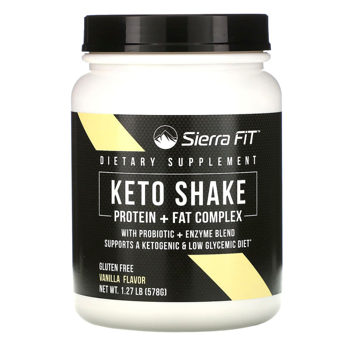 Sierra Fit, Keto Shake, Chocolate, 1.49 lbs (675 g)