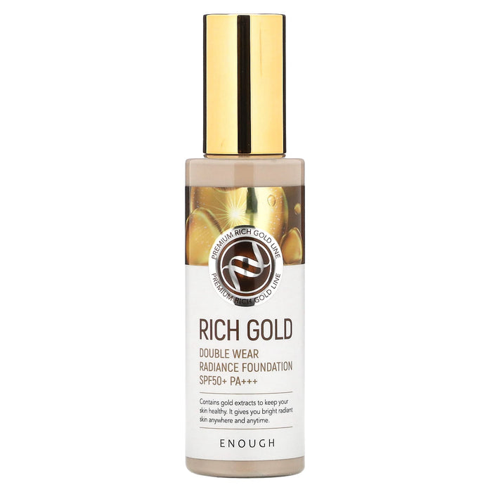 Enough, Rich Gold, Double Wear Radiance Foundation, SPF 50+ PA+++, #23, 3.53 oz (100 g)