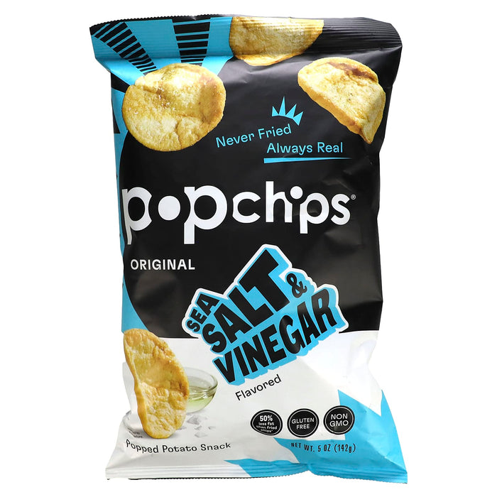 Popchips, Potato Chips, Aged White Cheddar, 5 oz (142 g)