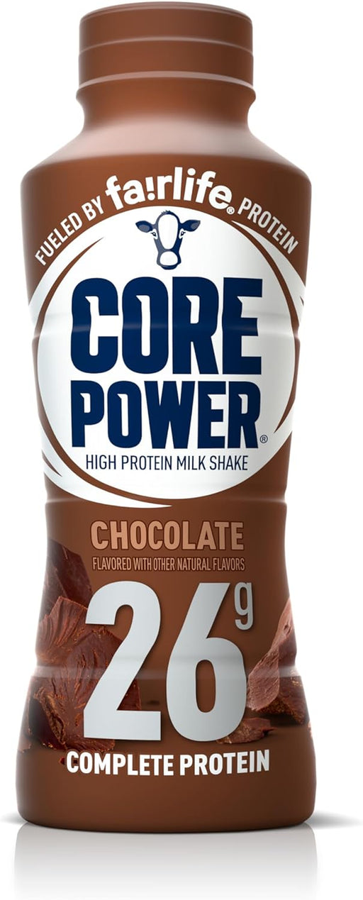 26G Protein Milk Shakes, Ready to Drink for Workout Recovery, Chocolate, 14 Fl Oz