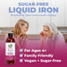 Maryruth Organics Liquid Iron Supplement for Women Men & Kids, Iron for Healthy Blood & Oxygen, Immune Support, Sugar Free, Vegan, Non-Gmo, Gluten Free, 15.22 Fl Oz