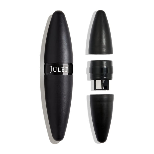 Julep Cosmetic Makeup Pencil Sharpener - Eyeliner, Lip Liner and Eyebrow Pencils - Compact Travel Friendly - Easy to Clean - Universal Sharpener for Wood and Plastic Pencils - German Made Steel