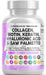Collagen Pills 1000Mg Biotin 10000Mcg Keratin Saw Palmetto 2500Mg Hyaluronic Acid - Hair Skin and Nails Vitamins and DHT Blocker with Vitamin E Folic Acid Pumpkin Seed MSM - 90 Count