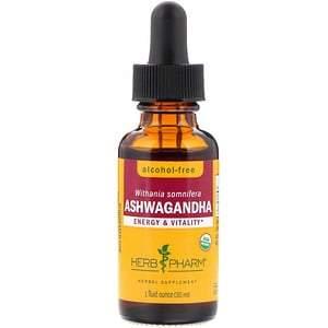 Herb Pharm, Ashwagandha, Alcohol-free, 1 fl oz (30 ml) - HealthCentralUSA